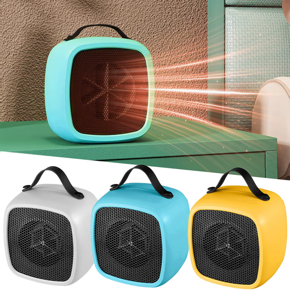 Aquecedor Portátil Mini 500W Cerâmico