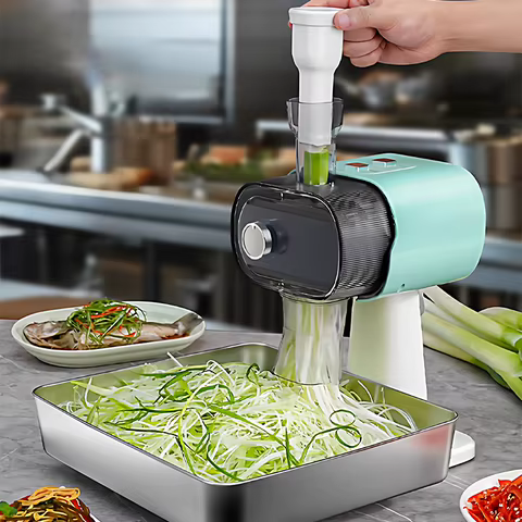 Cortador Elétrico Automático de Cebolinha e Carne