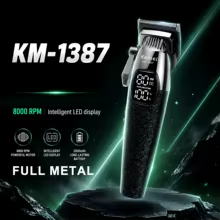 Máquina de Corte de Cabelo Profissional Kemei KM-1387 Thumbnail 1