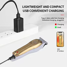Kemei Gold Clipper Profissional Thumbnail 3