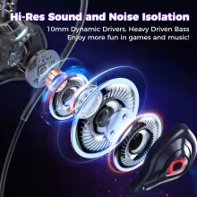 Headset Gamer HiFi 3.5mm/Type-C Thumbnail 5