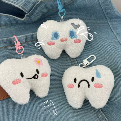 Chaveiro Dente Kawaii