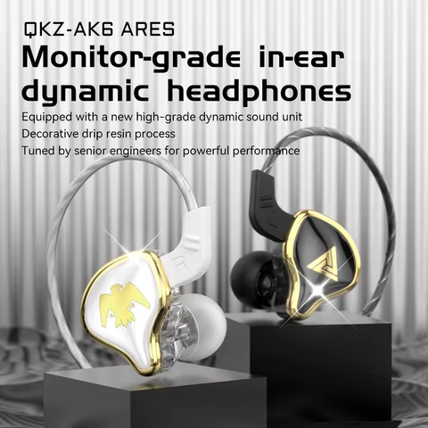 Fones de Ouvido QKZ AK6 Ares HiFi