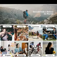 Câmera Mini WiFi 2.7K para Esportes Thumbnail 6
