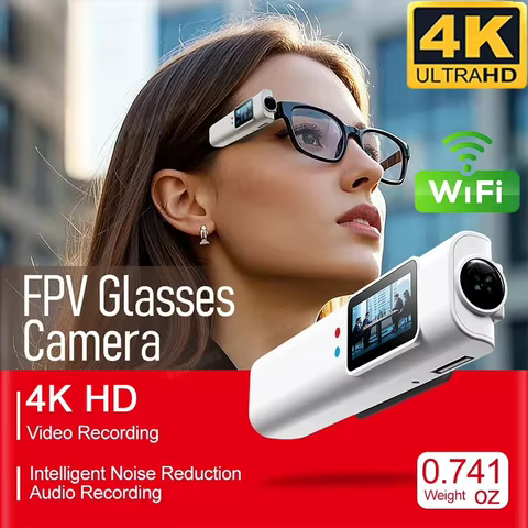 Óculos FPV 4K com Câmera WiFi KaiAqua
