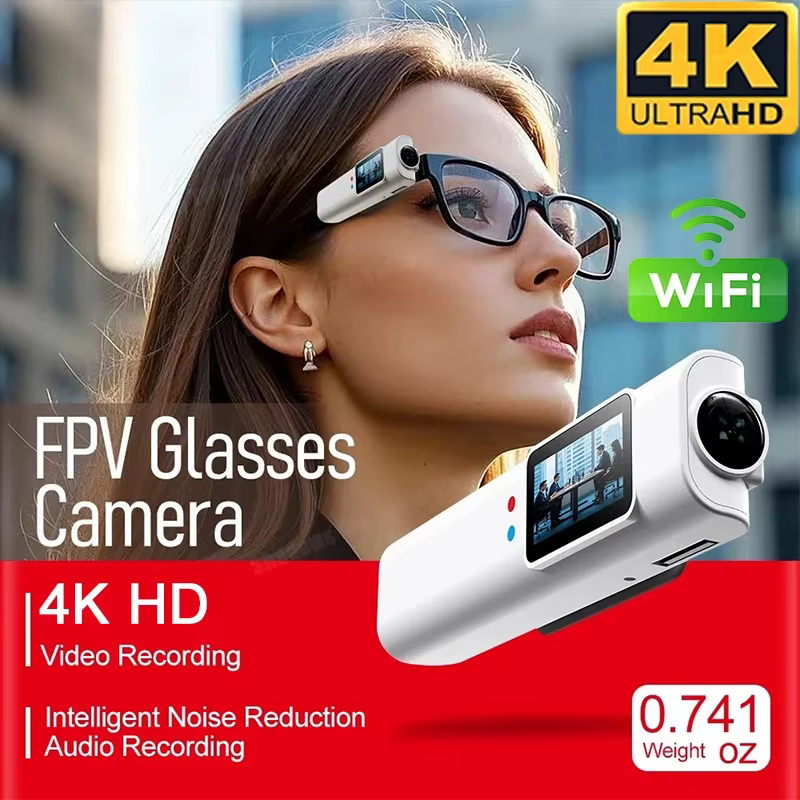 Óculos FPV 4K com Câmera WiFi KaiAqua