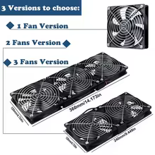 Ventilador de Exaustão 12cm 3000rpm para Servidor Thumbnail 3