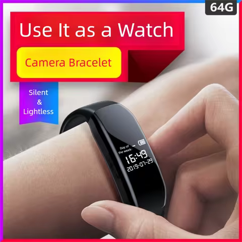 Mini Câmera 1080p Pulseira
