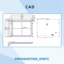 Tela LCD DWIN 8 Polegadas Industrial Thumbnail 6