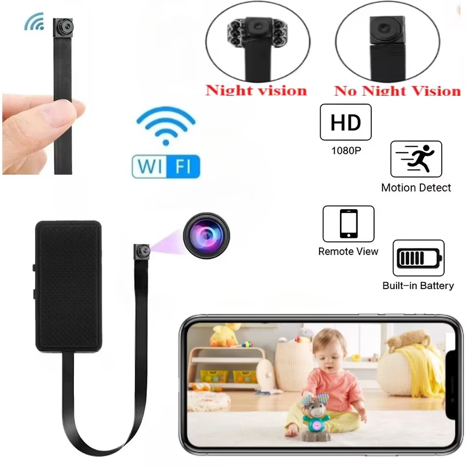 Mini Câmera WiFi HD 1080p