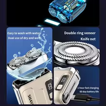 Barbeador Elétrico Lenovo Portátil Thumbnail 5