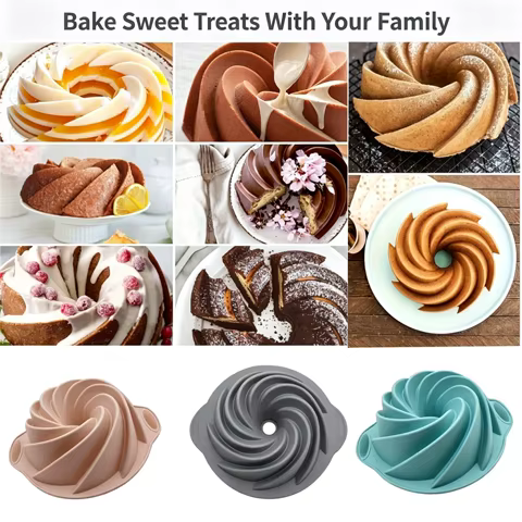Molde de Silicone para Bolo Bundt