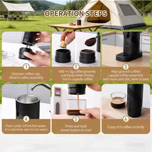 Cápsula de Cafeteira Portátil 20 BAR Thumbnail 5