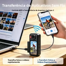 Nova Mini Câmera Corporal 4K Thumbnail 2