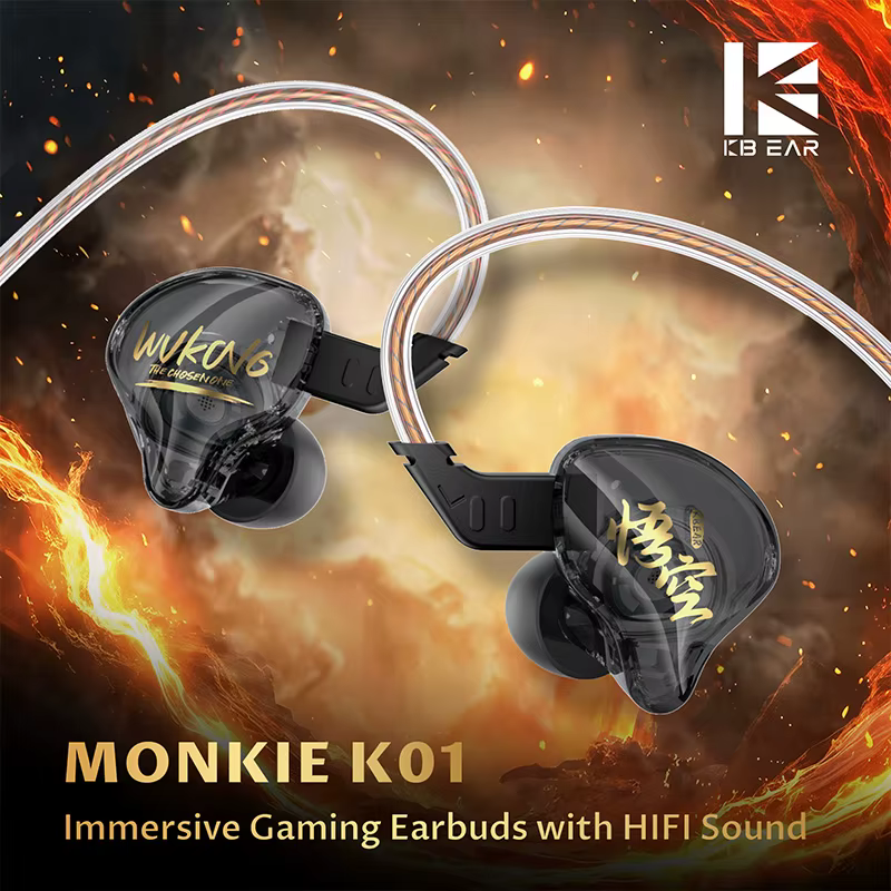 KBEAR MONKIE K01 Fones HiFi