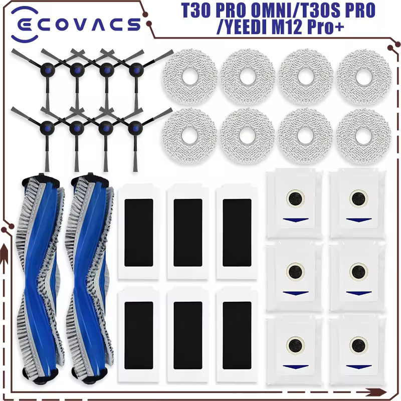 Peças Reposição Robô Aspirador Ecovacs T30 Pro