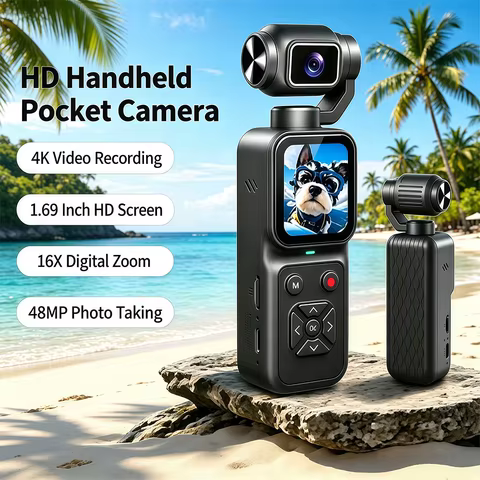 Câmera 4K Vlogging Portátil