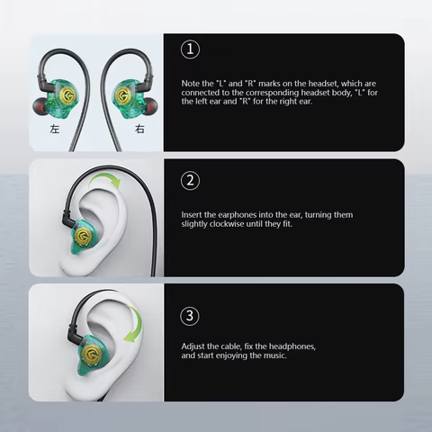 Fones de Ouvido com Fio 3.5mm e Type-C Gamer