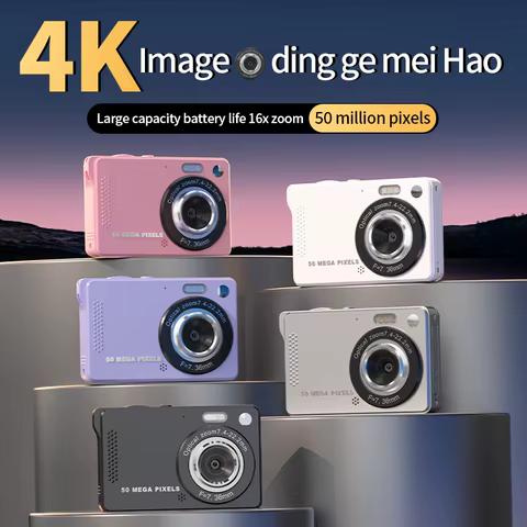 Câmera 4K 50MP Vlogging
