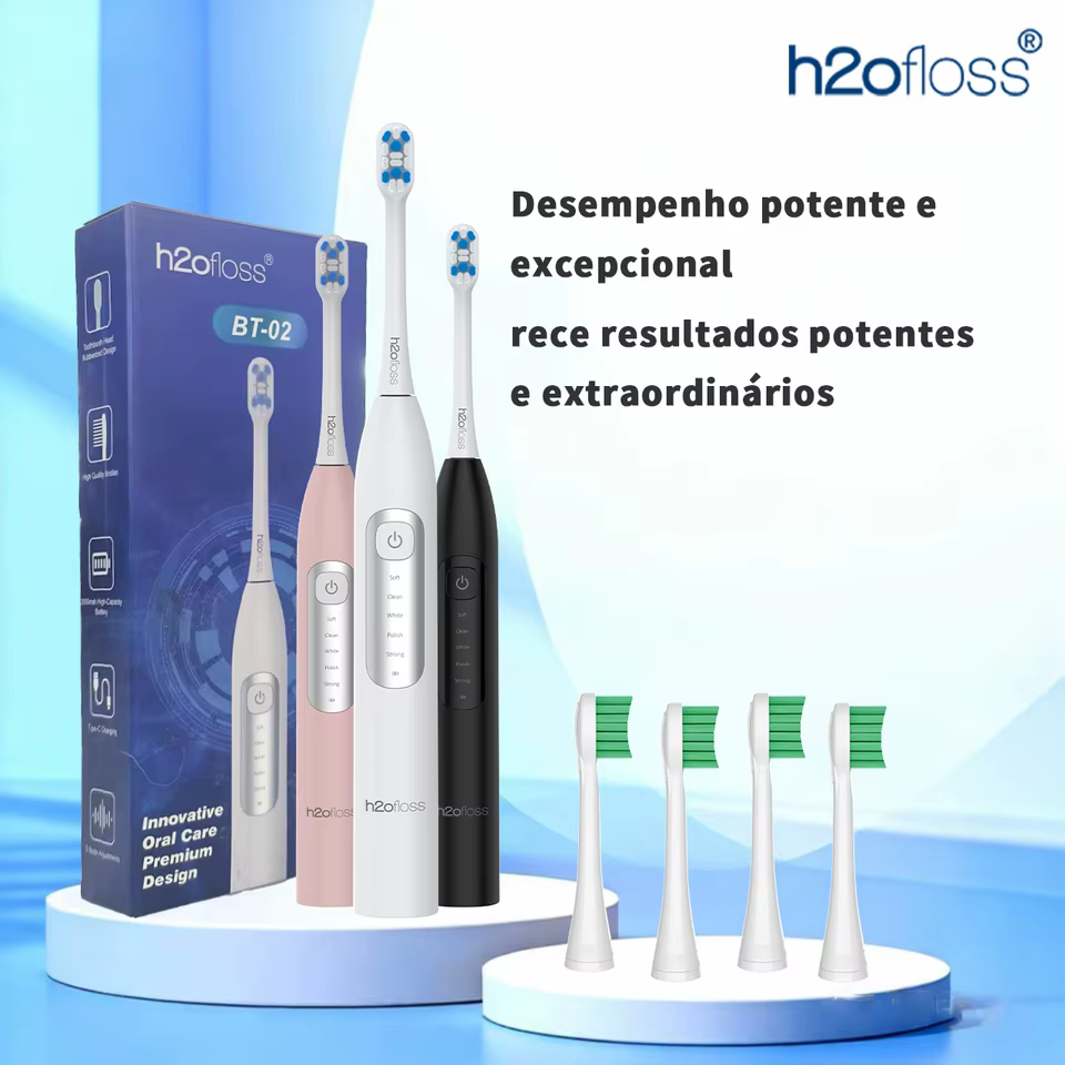Escova de Dentes Sônica H2ofloss