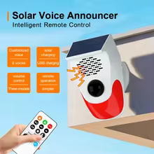 Alarme Solar PIR 120dB com Controle Remoto Thumbnail 3