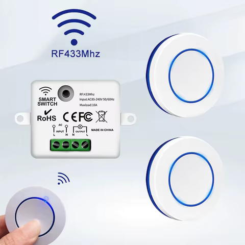 Interruptor Sem Fio RF 433MHz