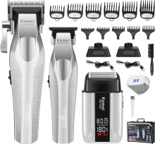Kit Profissional Kemei Cortador de Cabelo Thumbnail 1