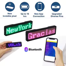 Crachá LED Digital Programável Thumbnail 2