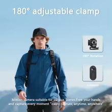 Mini Câmera 2K 360° Wi-Fi Esportiva Thumbnail 4