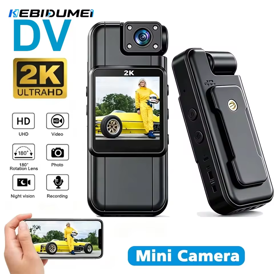 Câmera Mini WiFi 4K KEBIDUMEI