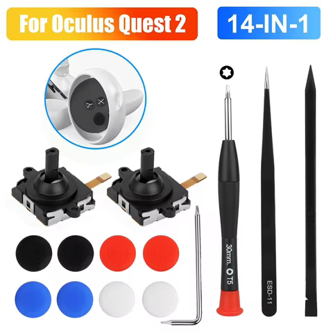 Kit Reparo Joystick Quest 2 14 em 1
