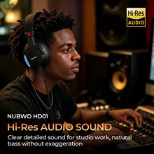 Fones NUBWO HD01 Studio Over-Ear Thumbnail 3