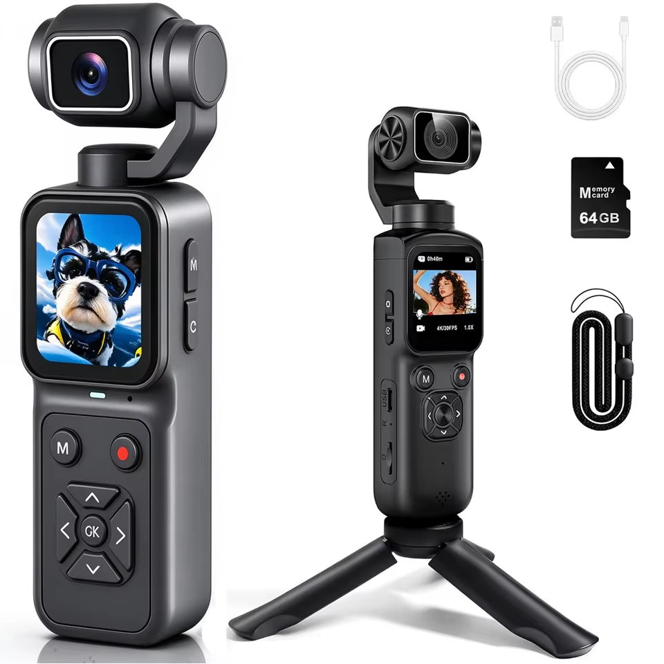 Câmera 4K Vlogging Bolso