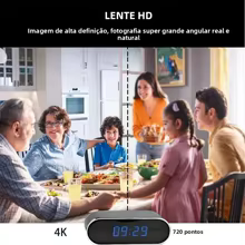Câmera Mini 4K Relógio Wi-Fi Thumbnail 5