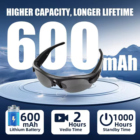 Óculos de Ação FPV Câmera WiFi 1080P