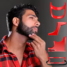 Kit Modelagem Barba 4 Guias Thumbnail 6