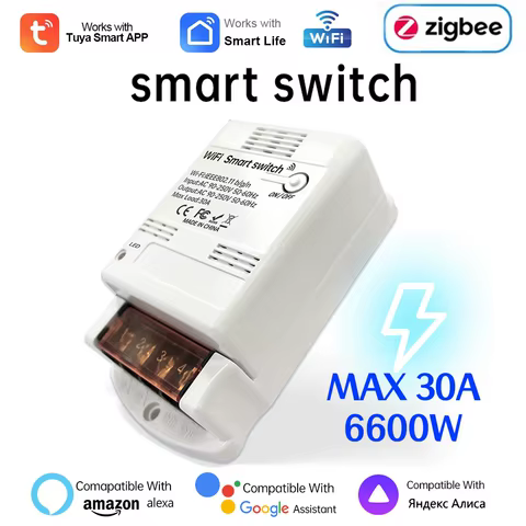Interruptor Inteligente WiFi 30A