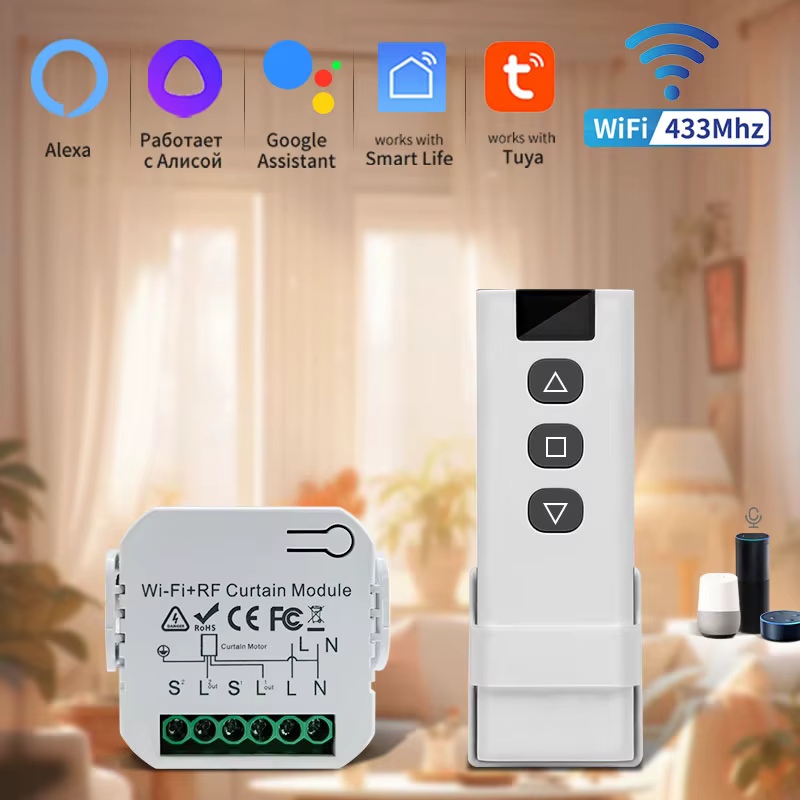Interruptor Cortina Inteligente Wi-Fi