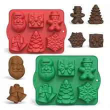 Moldes de Silicone de Natal 30 Cavidades Thumbnail 5