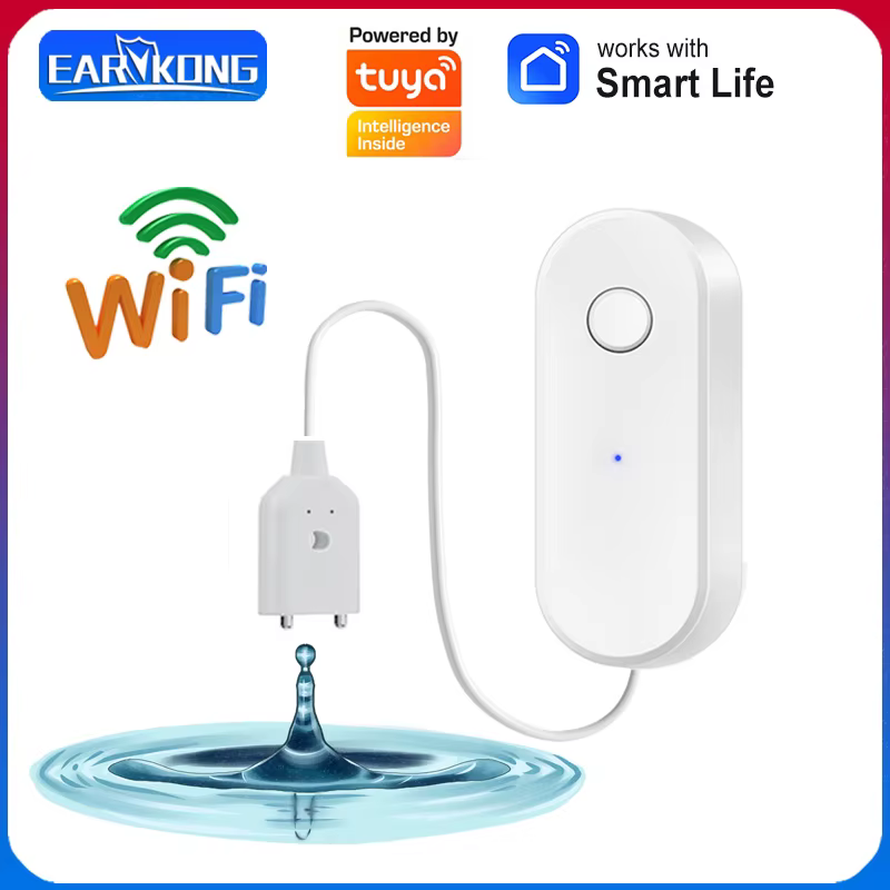 Sensor de Vazamento WiFi Tuya
