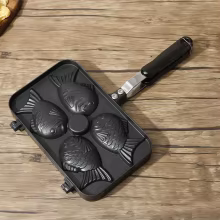 Forma Waffle Taiyaki 4 Peças Thumbnail 1