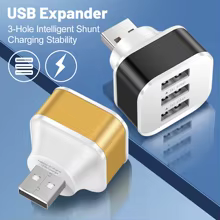 Adaptador USB 3 em 1 com 3 Portas Thumbnail 3