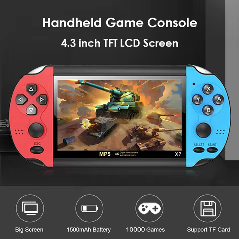 Console Retro Portátil 4.3" 10.000 Jogos