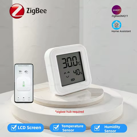 Sensor Zigbee 3.0 Tela LCD
