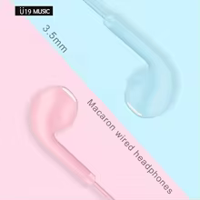 Fone de Ouvido Macaron 3.5mm com Microfone Thumbnail 2