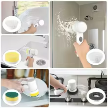 Escova de Limpeza Elétrica 5 em 1 Thumbnail 5