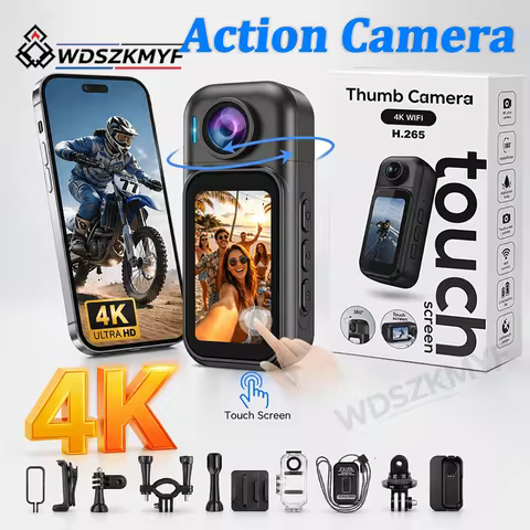 Câmera de Ação Mini 4K
