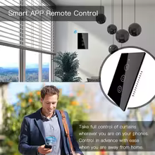 Interruptor de Cortina Inteligente WiFi RF433 Thumbnail 4