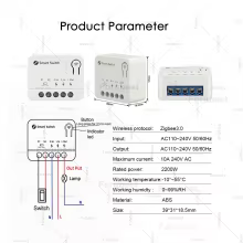 Interruptor Inteligente Zigbee 3.0 10A Thumbnail 6