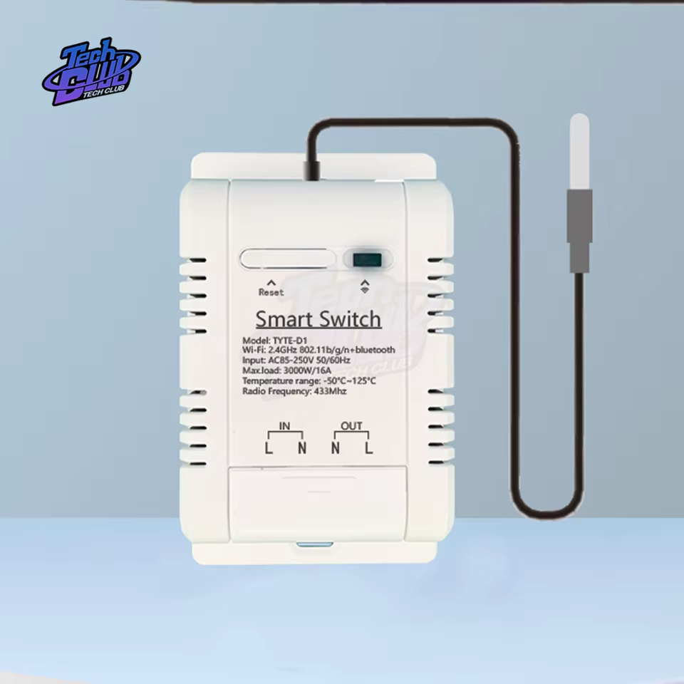 Interruptor WiFi Inteligente Tuya TH-16